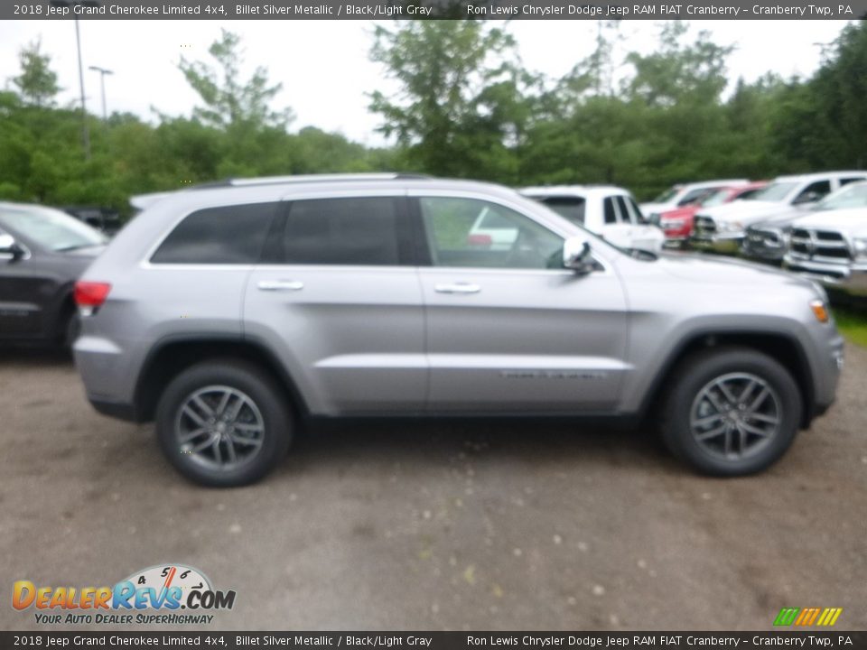 2018 Jeep Grand Cherokee Limited 4x4 Billet Silver Metallic / Black/Light Gray Photo #6