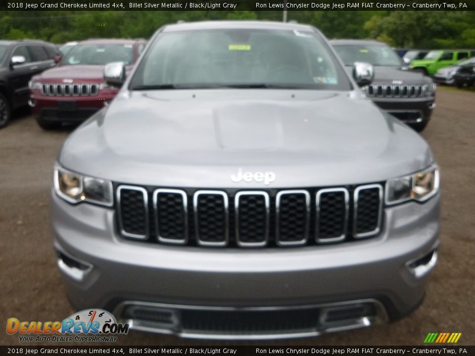 2018 Jeep Grand Cherokee Limited 4x4 Billet Silver Metallic / Black/Light Gray Photo #8