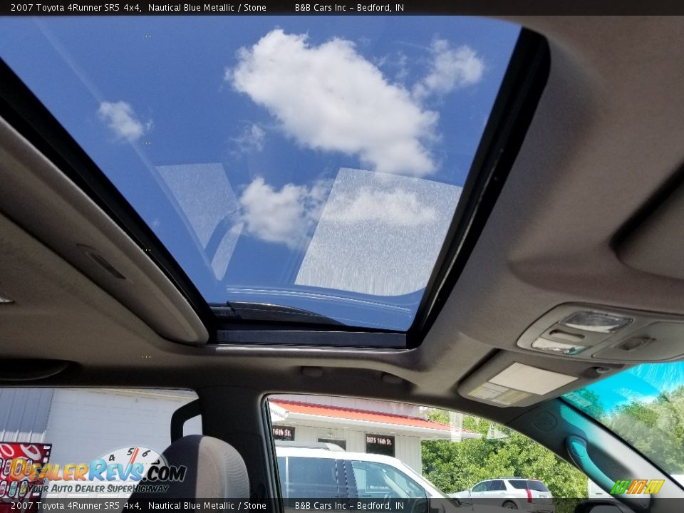 2007 Toyota 4Runner SR5 4x4 Nautical Blue Metallic / Stone Photo #17