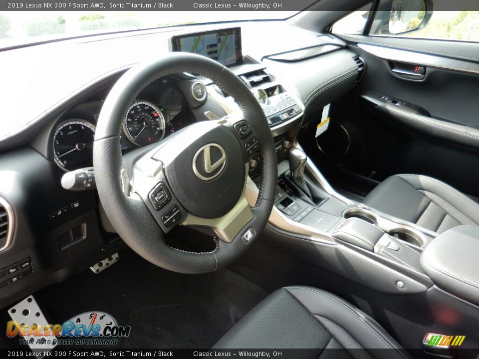 2019 Lexus NX 300 F Sport AWD Sonic Titanium / Black Photo #2