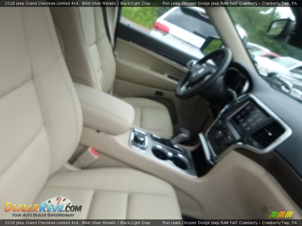 2018 Jeep Grand Cherokee Limited 4x4 Billet Silver Metallic / Black/Light Gray Photo #10