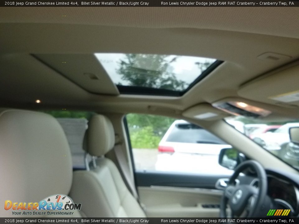 2018 Jeep Grand Cherokee Limited 4x4 Billet Silver Metallic / Black/Light Gray Photo #11