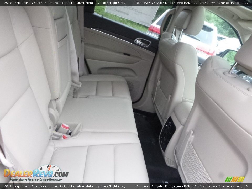 2018 Jeep Grand Cherokee Limited 4x4 Billet Silver Metallic / Black/Light Gray Photo #13
