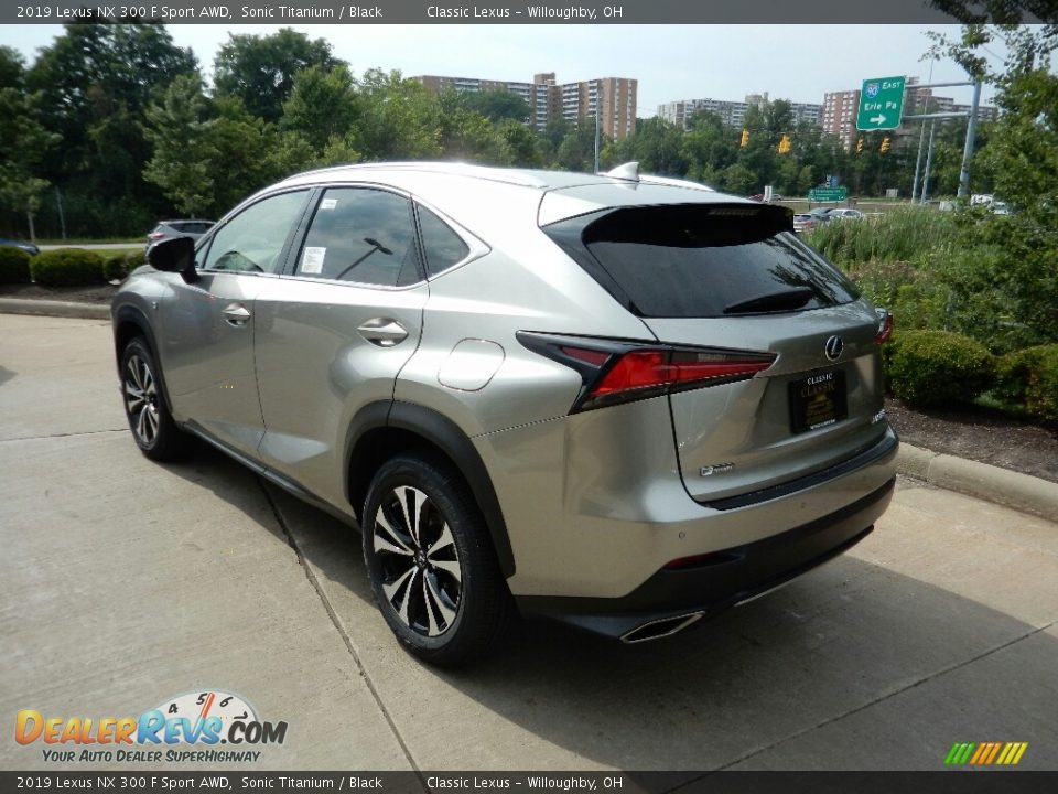 2019 Lexus NX 300 F Sport AWD Sonic Titanium / Black Photo #5