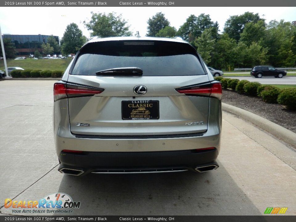 2019 Lexus NX 300 F Sport AWD Sonic Titanium / Black Photo #6