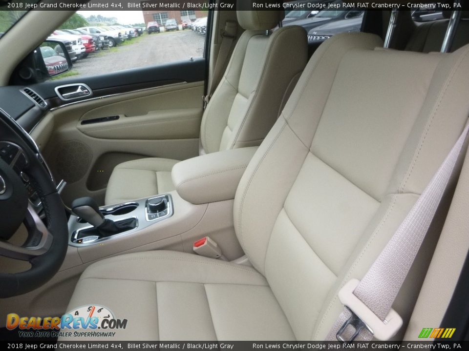 2018 Jeep Grand Cherokee Limited 4x4 Billet Silver Metallic / Black/Light Gray Photo #15