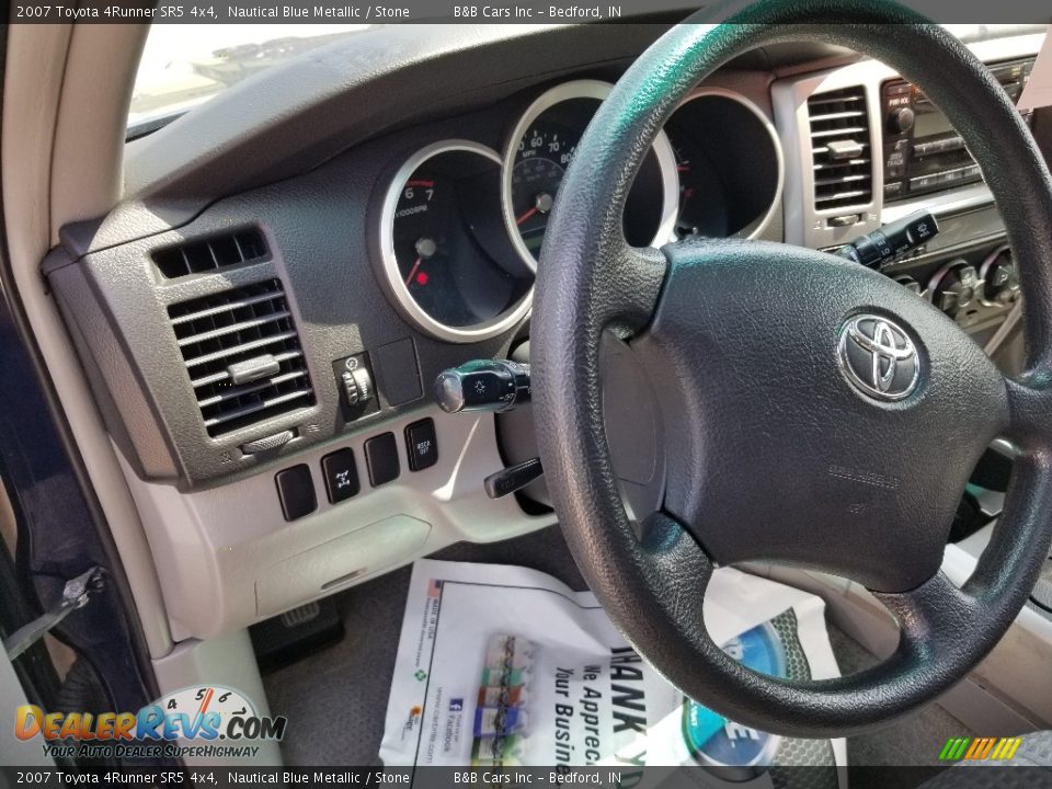 2007 Toyota 4Runner SR5 4x4 Nautical Blue Metallic / Stone Photo #23