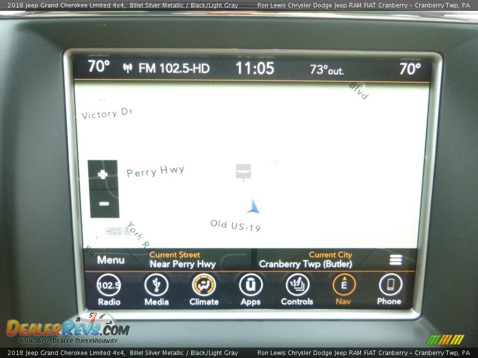 2018 Jeep Grand Cherokee Limited 4x4 Billet Silver Metallic / Black/Light Gray Photo #19