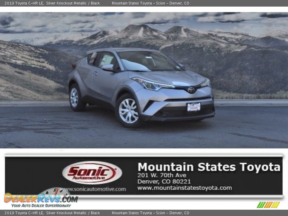 2019 Toyota C-HR LE Silver Knockout Metallic / Black Photo #1