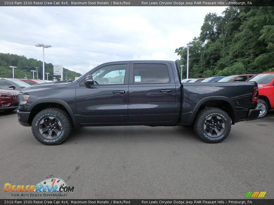 Maximum Steel Metallic 2019 Ram 1500 Rebel Crew Cab 4x4 Photo #2