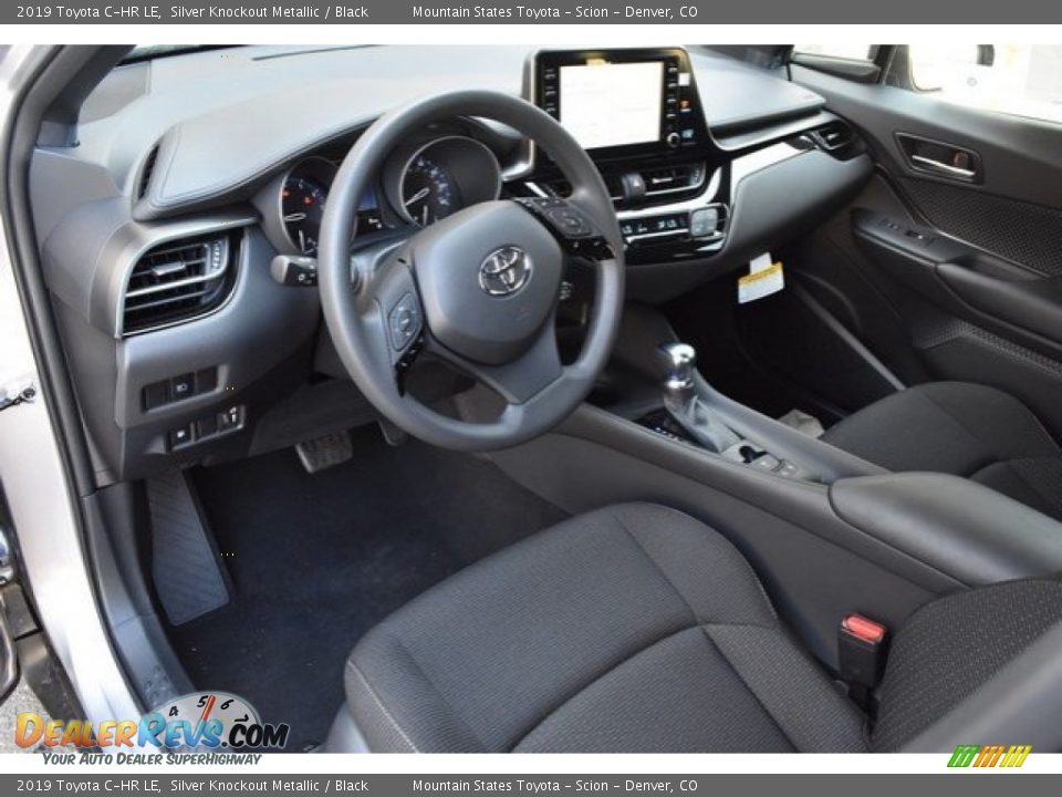Black Interior - 2019 Toyota C-HR LE Photo #5