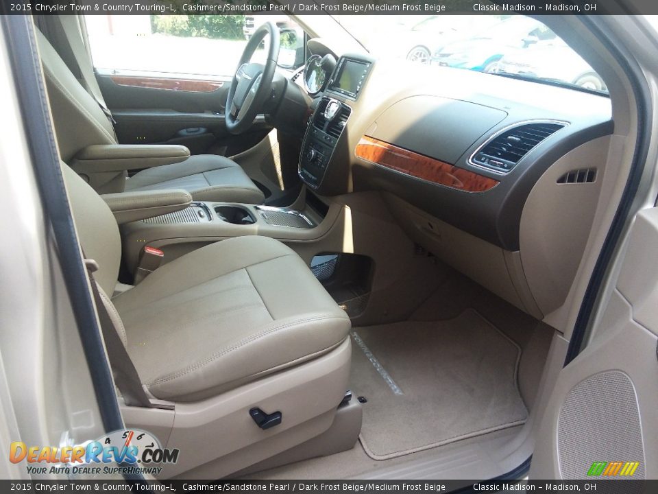 2015 Chrysler Town & Country Touring-L Cashmere/Sandstone Pearl / Dark Frost Beige/Medium Frost Beige Photo #12