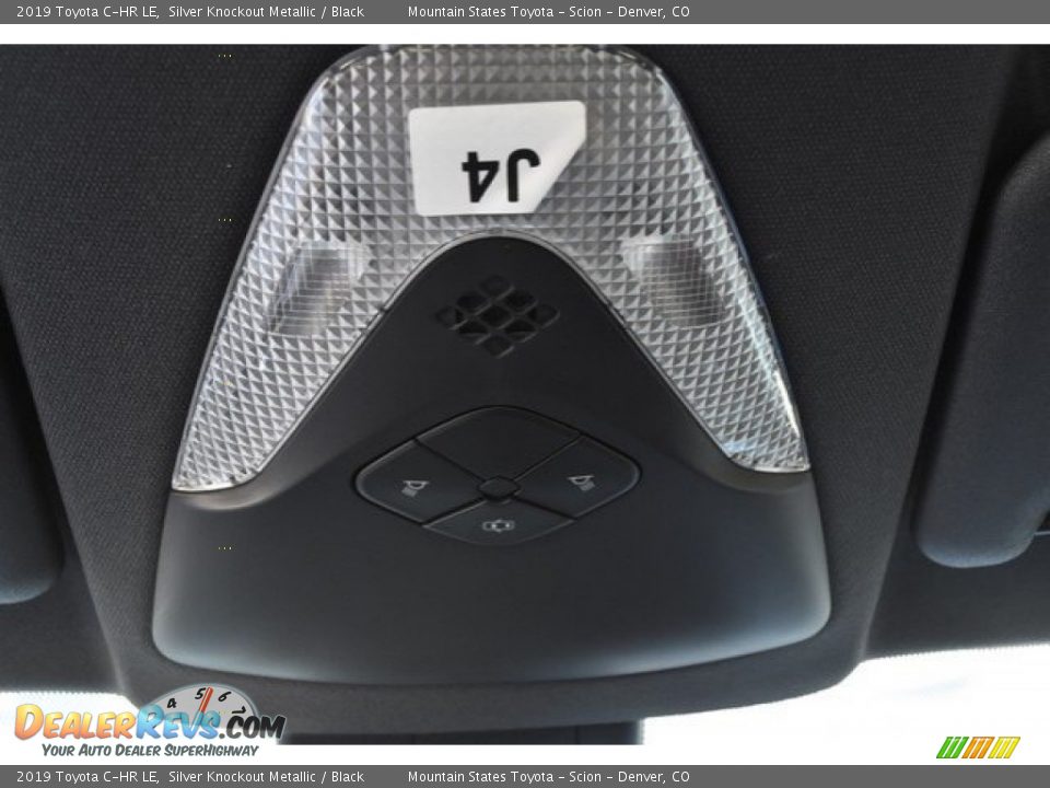 2019 Toyota C-HR LE Silver Knockout Metallic / Black Photo #9
