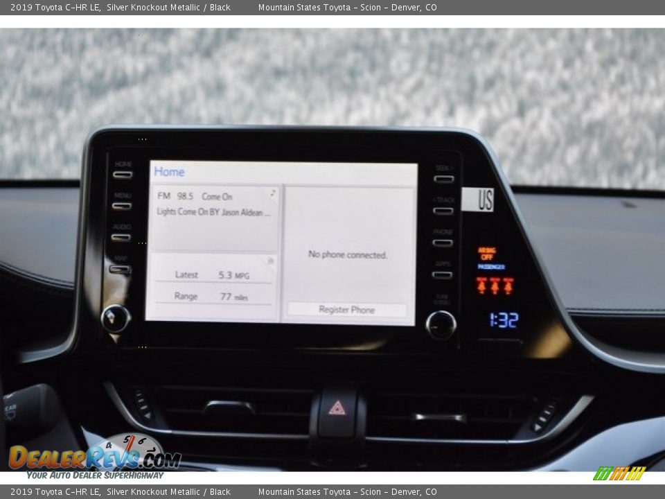 2019 Toyota C-HR LE Silver Knockout Metallic / Black Photo #10