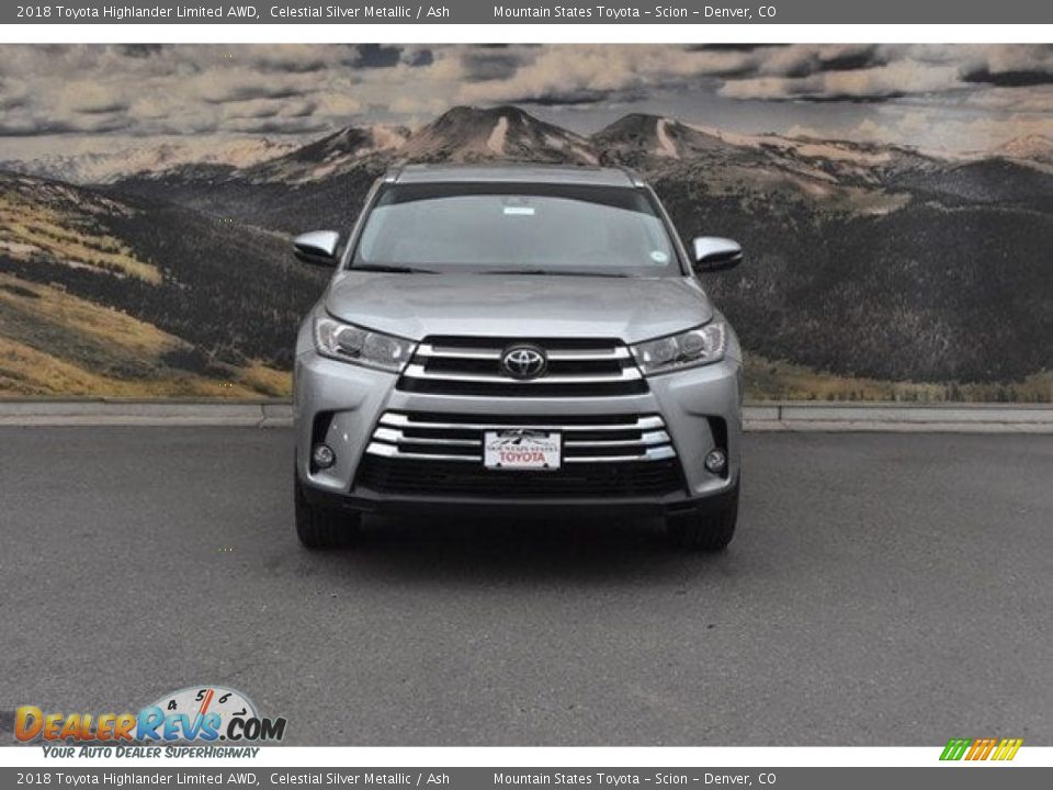 2018 Toyota Highlander Limited AWD Celestial Silver Metallic / Ash Photo #2