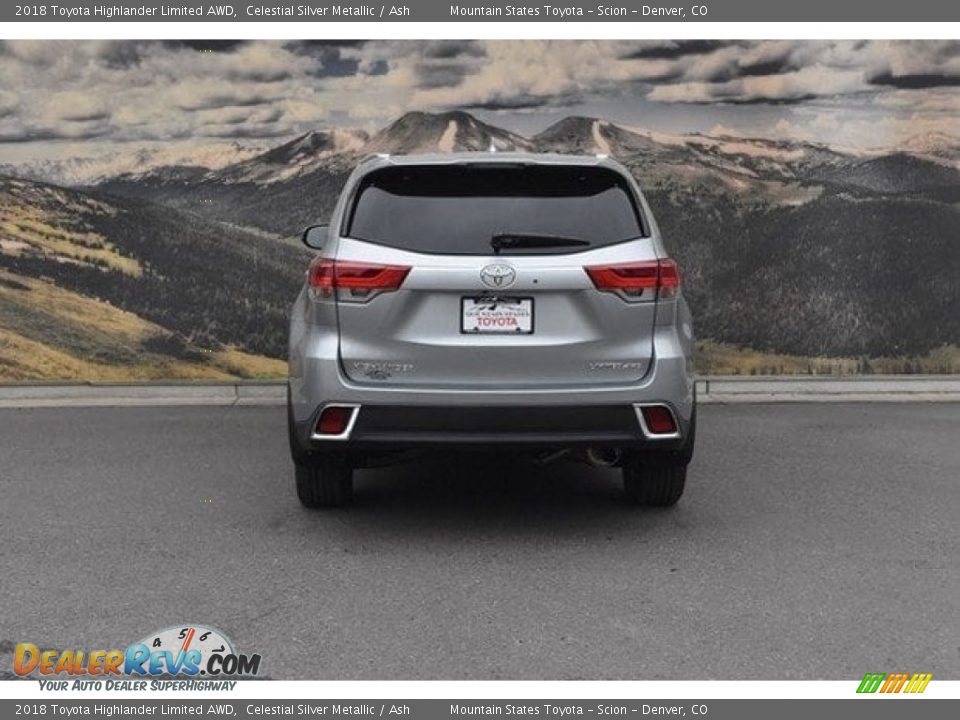 2018 Toyota Highlander Limited AWD Celestial Silver Metallic / Ash Photo #4