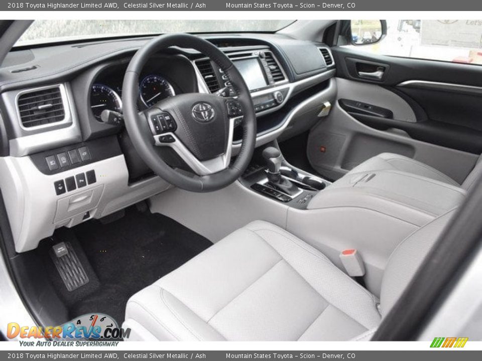 2018 Toyota Highlander Limited AWD Celestial Silver Metallic / Ash Photo #5