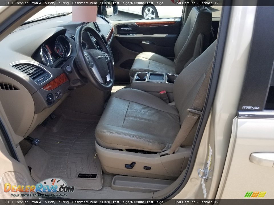 2013 Chrysler Town & Country Touring Cashmere Pearl / Dark Frost Beige/Medium Frost Beige Photo #25