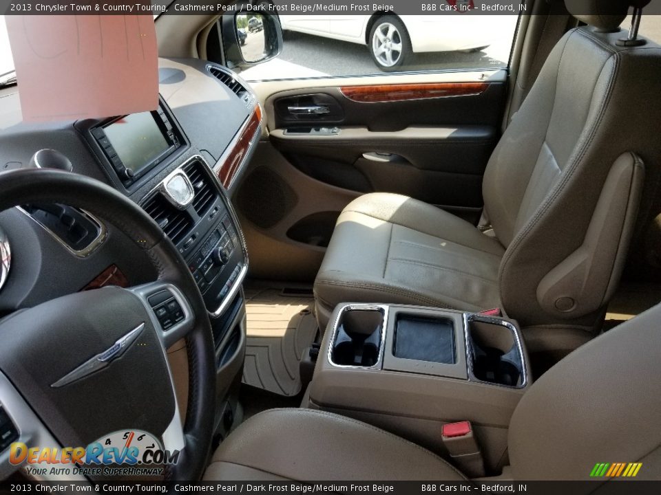 2013 Chrysler Town & Country Touring Cashmere Pearl / Dark Frost Beige/Medium Frost Beige Photo #26