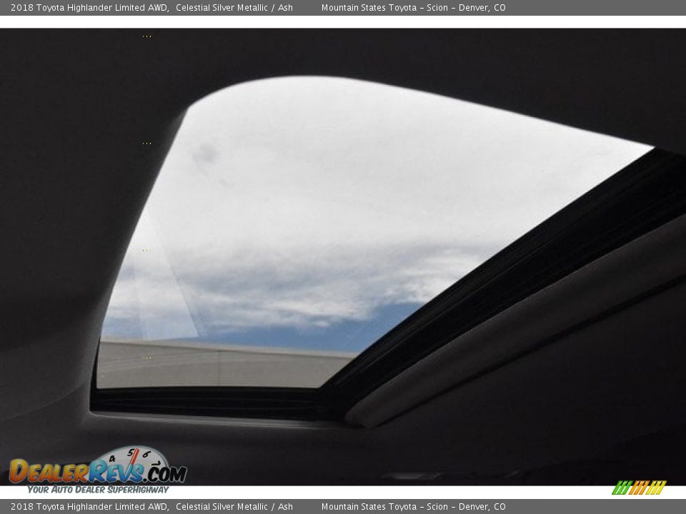 2018 Toyota Highlander Limited AWD Celestial Silver Metallic / Ash Photo #9