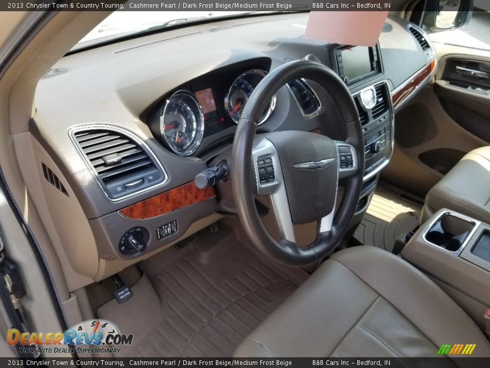 2013 Chrysler Town & Country Touring Cashmere Pearl / Dark Frost Beige/Medium Frost Beige Photo #27