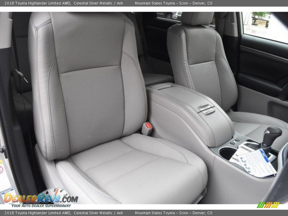 2018 Toyota Highlander Limited AWD Celestial Silver Metallic / Ash Photo #13