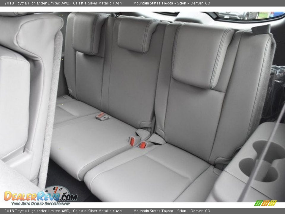 2018 Toyota Highlander Limited AWD Celestial Silver Metallic / Ash Photo #22