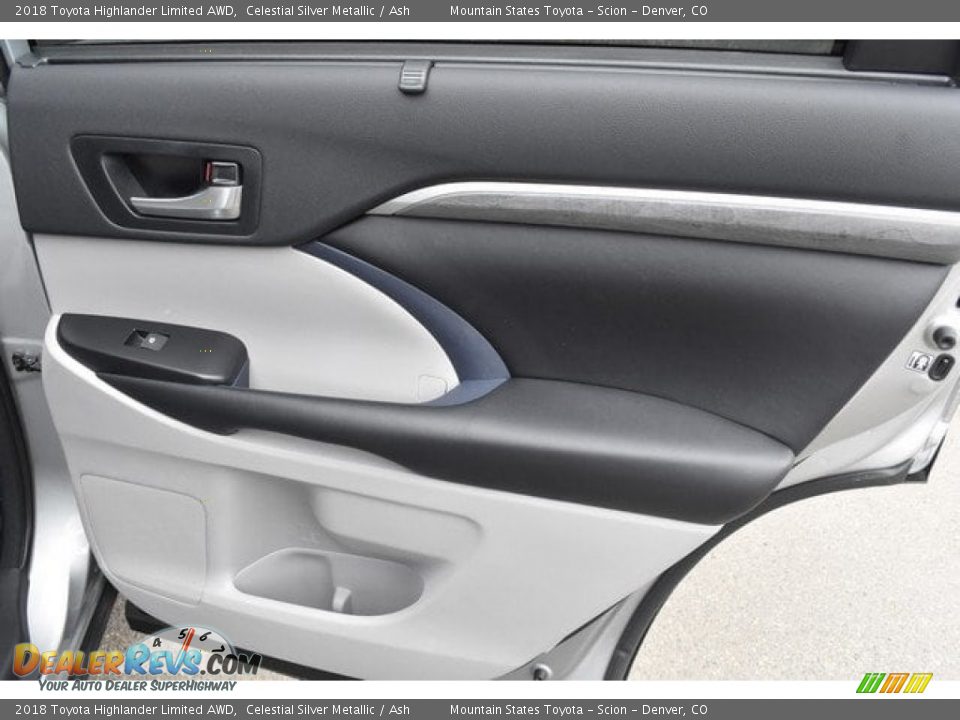 2018 Toyota Highlander Limited AWD Celestial Silver Metallic / Ash Photo #26