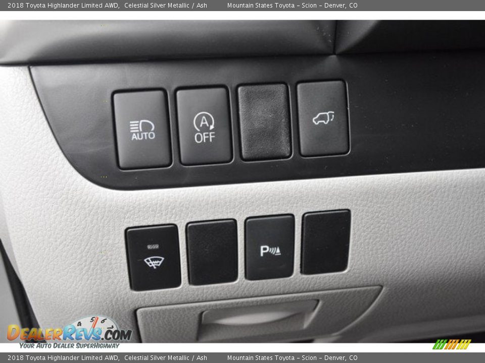 2018 Toyota Highlander Limited AWD Celestial Silver Metallic / Ash Photo #29