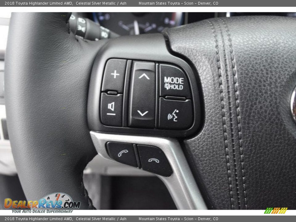 2018 Toyota Highlander Limited AWD Celestial Silver Metallic / Ash Photo #30