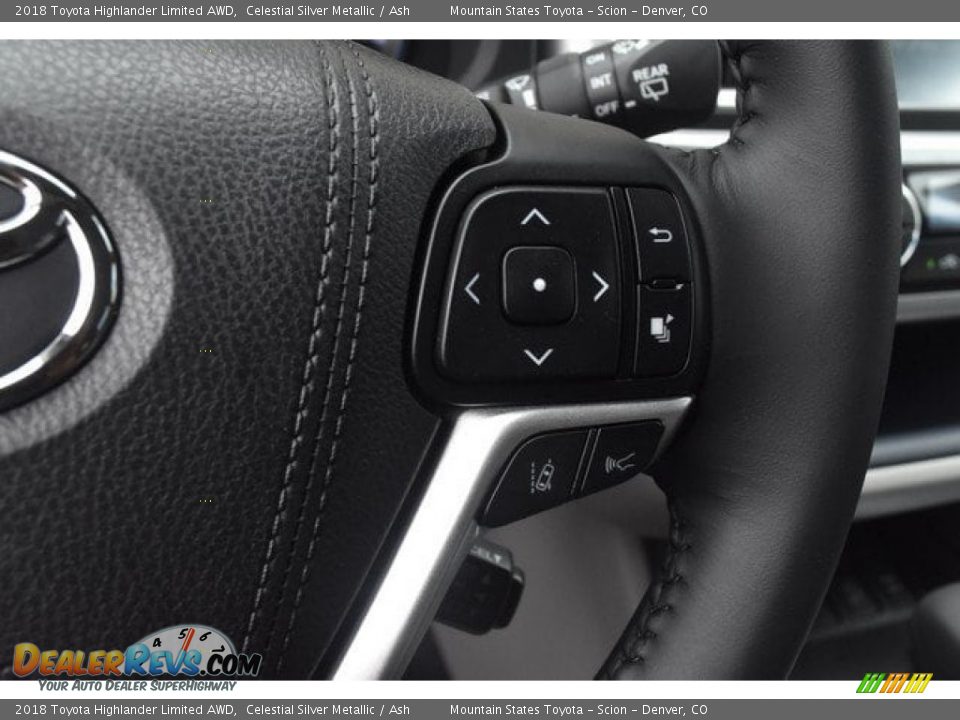 2018 Toyota Highlander Limited AWD Celestial Silver Metallic / Ash Photo #31