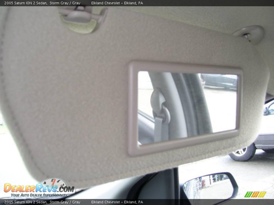 2005 Saturn ION 2 Sedan Storm Gray / Gray Photo #36