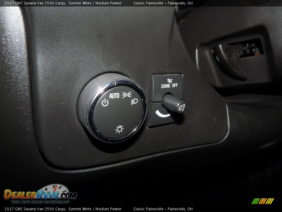 2017 GMC Savana Van 2500 Cargo Summit White / Medium Pewter Photo #9