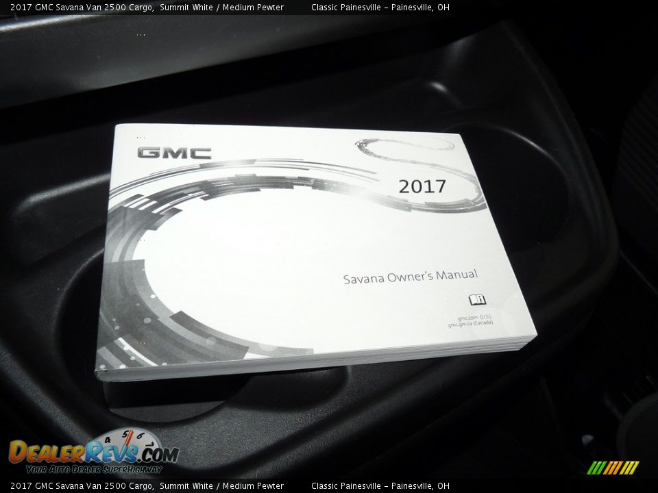 2017 GMC Savana Van 2500 Cargo Summit White / Medium Pewter Photo #13