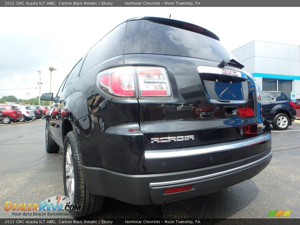 2013 GMC Acadia SLT AWD Carbon Black Metallic / Ebony Photo #5