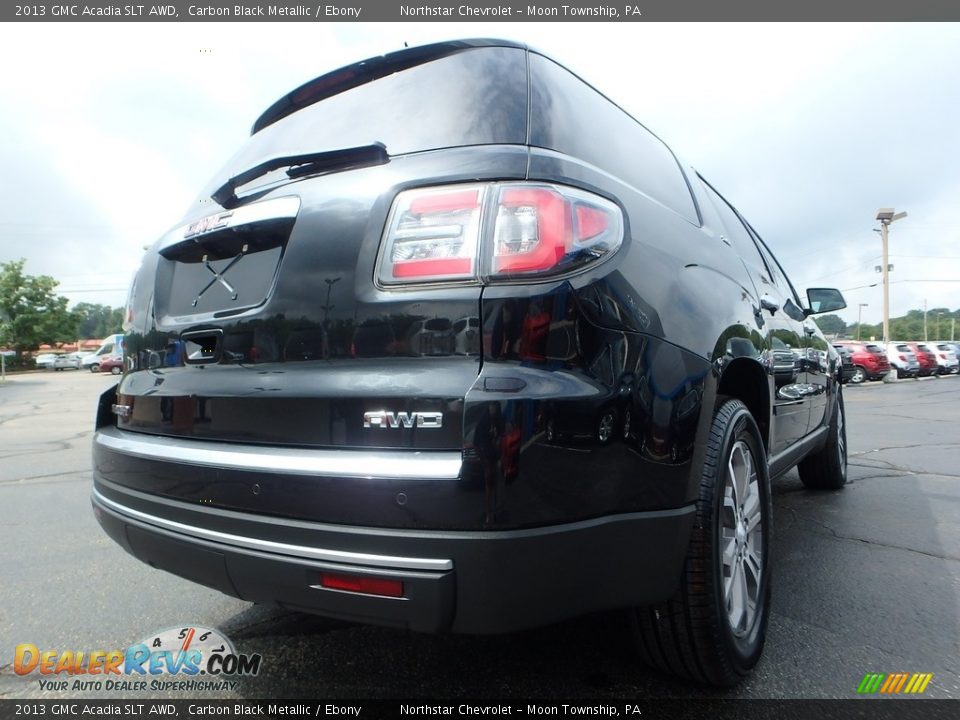 2013 GMC Acadia SLT AWD Carbon Black Metallic / Ebony Photo #8