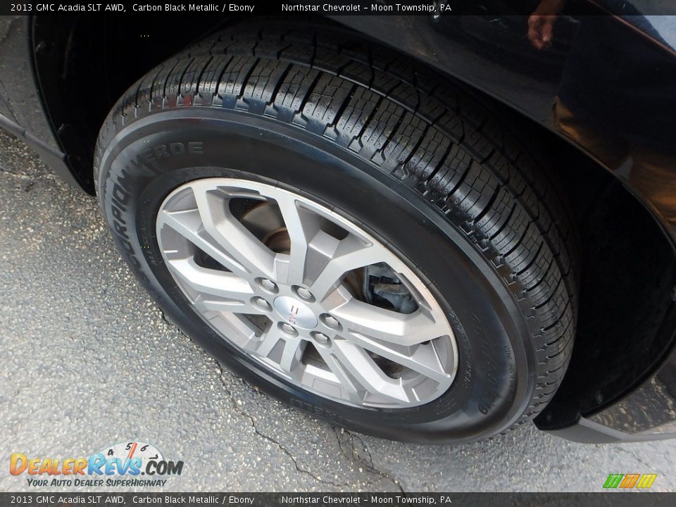 2013 GMC Acadia SLT AWD Carbon Black Metallic / Ebony Photo #14