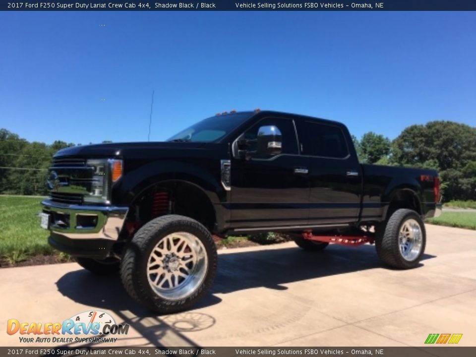2017 Ford F250 Super Duty Lariat Crew Cab 4x4 Shadow Black / Black Photo #1