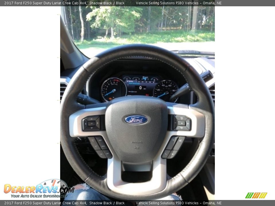 2017 Ford F250 Super Duty Lariat Crew Cab 4x4 Shadow Black / Black Photo #3