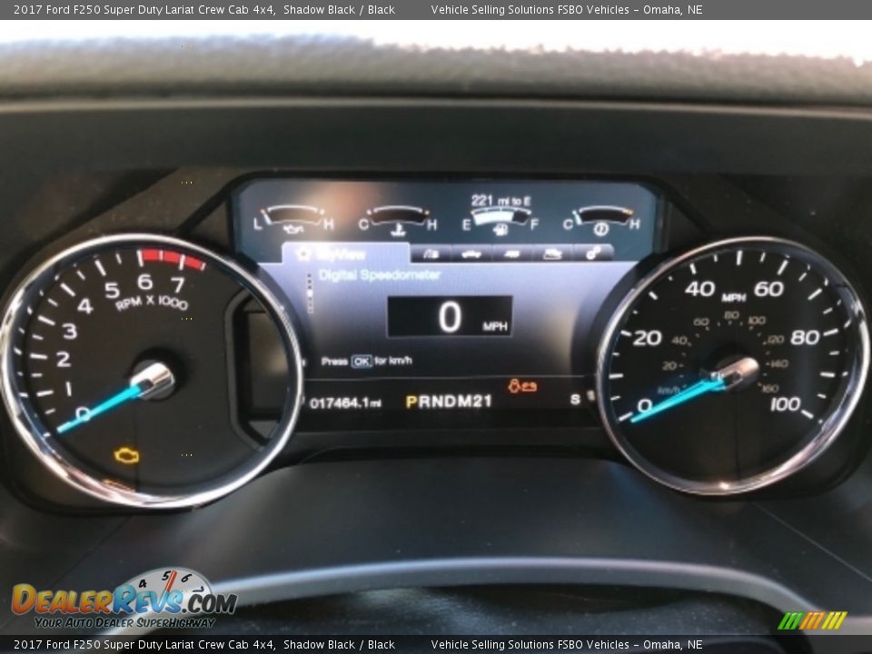 2017 Ford F250 Super Duty Lariat Crew Cab 4x4 Shadow Black / Black Photo #4