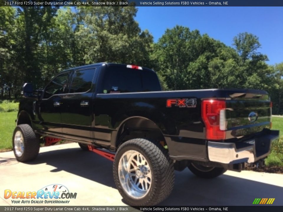 2017 Ford F250 Super Duty Lariat Crew Cab 4x4 Shadow Black / Black Photo #9