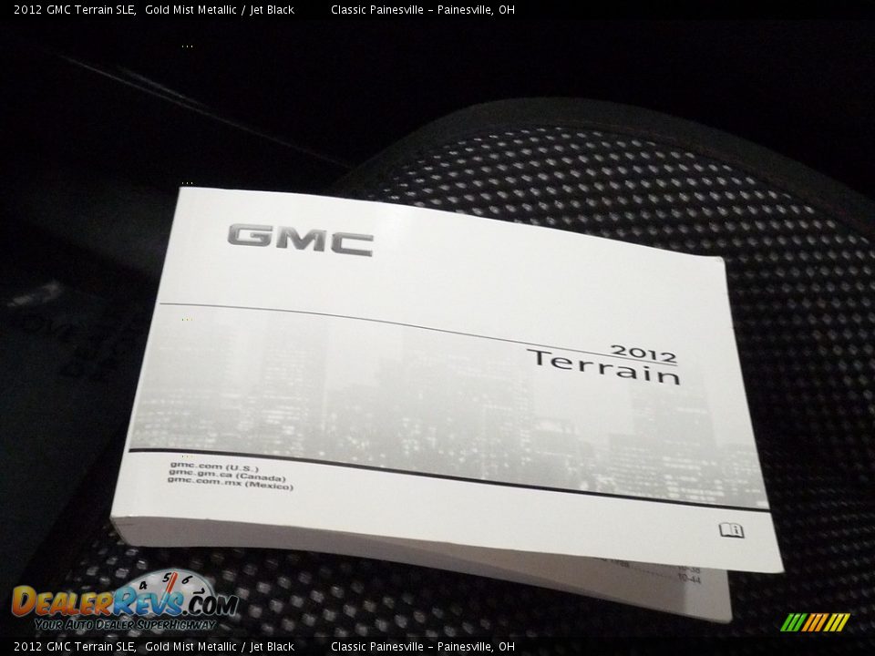 2012 GMC Terrain SLE Gold Mist Metallic / Jet Black Photo #15