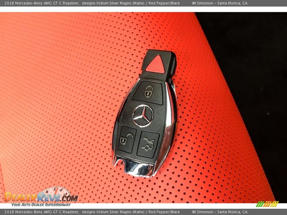 Keys of 2018 Mercedes-Benz AMG GT C Roadster Photo #11