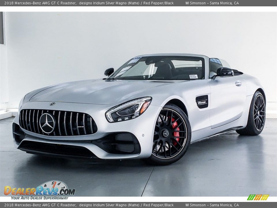 Front 3/4 View of 2018 Mercedes-Benz AMG GT C Roadster Photo #12