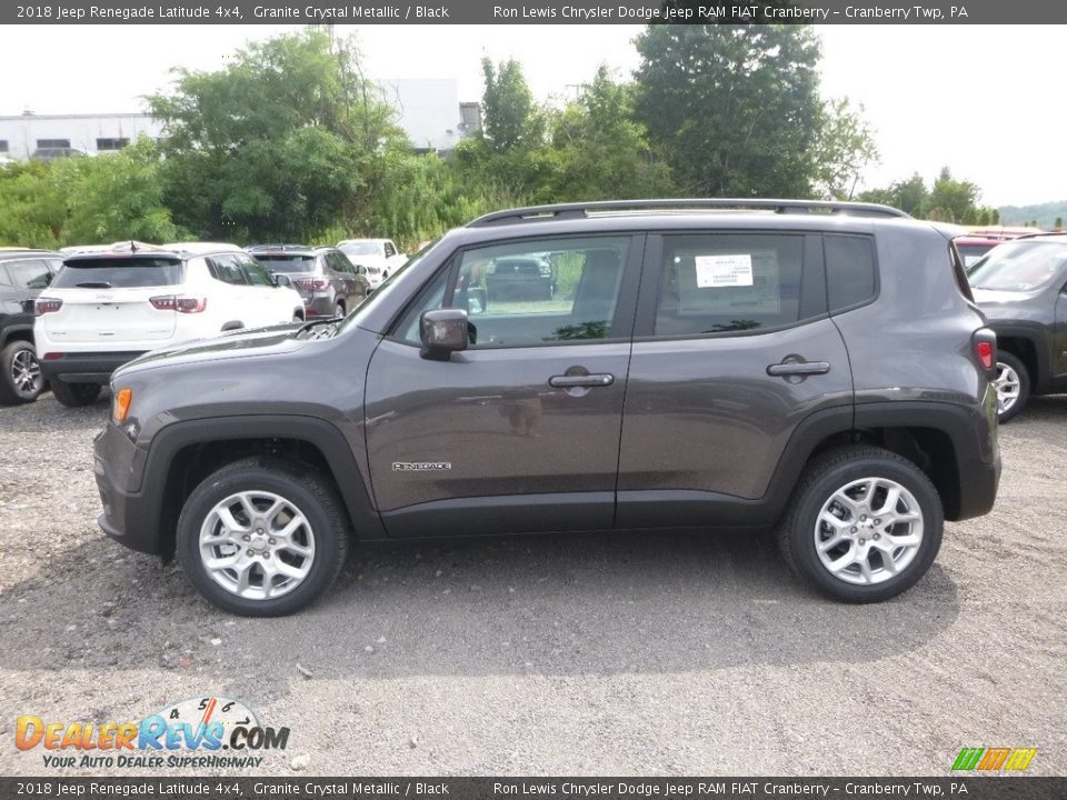 2018 Jeep Renegade Latitude 4x4 Granite Crystal Metallic / Black Photo #2