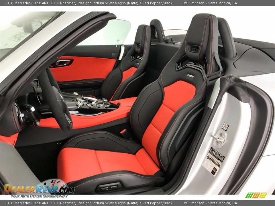 Front Seat of 2018 Mercedes-Benz AMG GT C Roadster Photo #13
