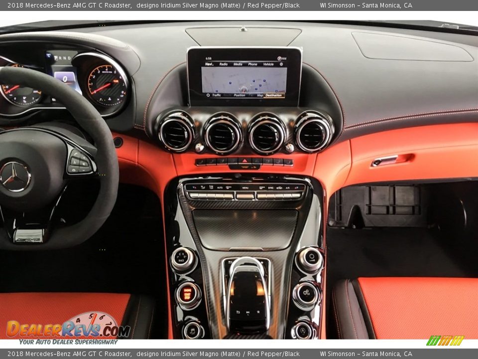 Controls of 2018 Mercedes-Benz AMG GT C Roadster Photo #15