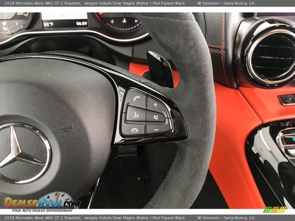 2018 Mercedes-Benz AMG GT C Roadster Steering Wheel Photo #18