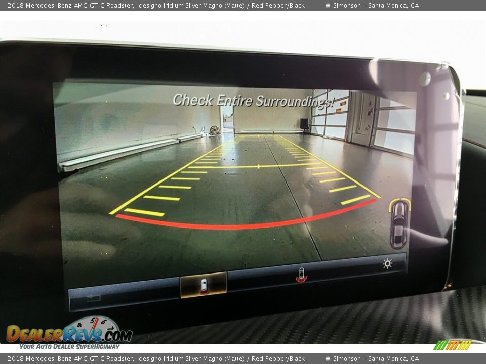 2018 Mercedes-Benz AMG GT C Roadster designo Iridium Silver Magno (Matte) / Red Pepper/Black Photo #20