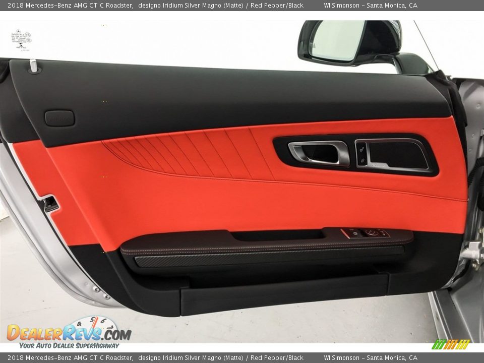 Door Panel of 2018 Mercedes-Benz AMG GT C Roadster Photo #24